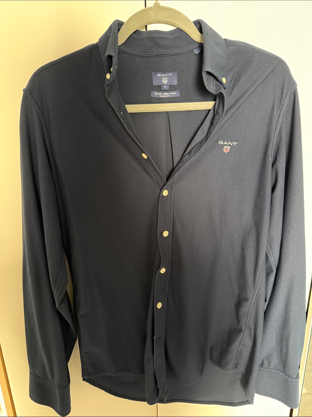 Gant Men’s Navy Long-Sleeve Button-Down Shirt